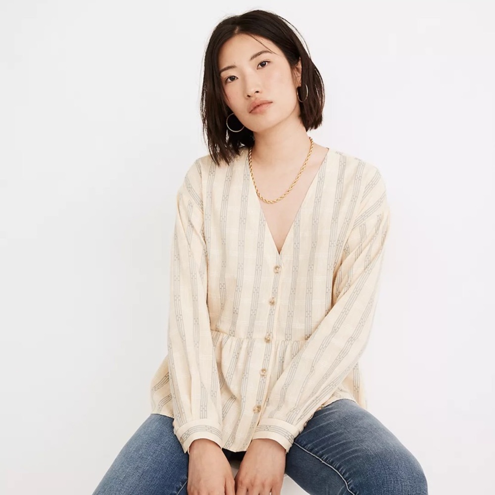 Madewell Button Down Woven Shirt